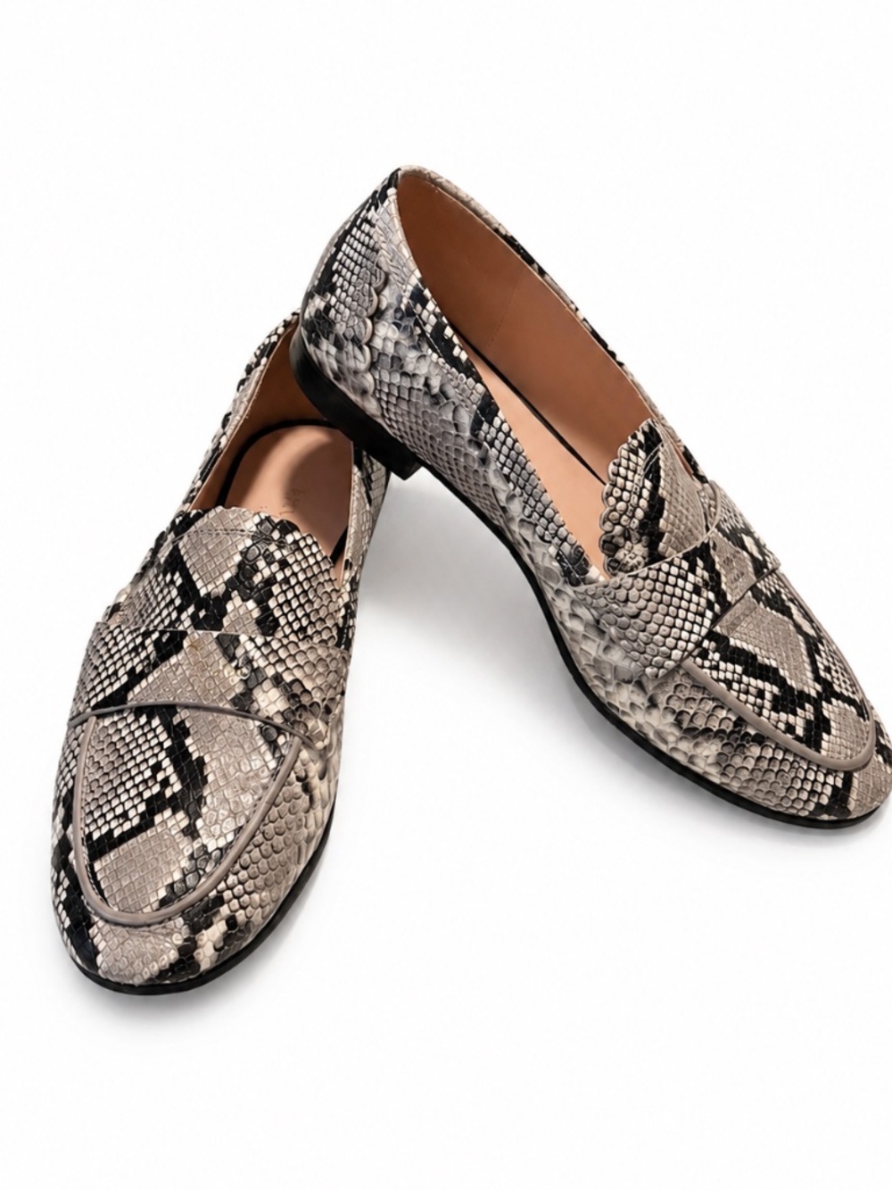 Kate Spade Snakeskin Loafers